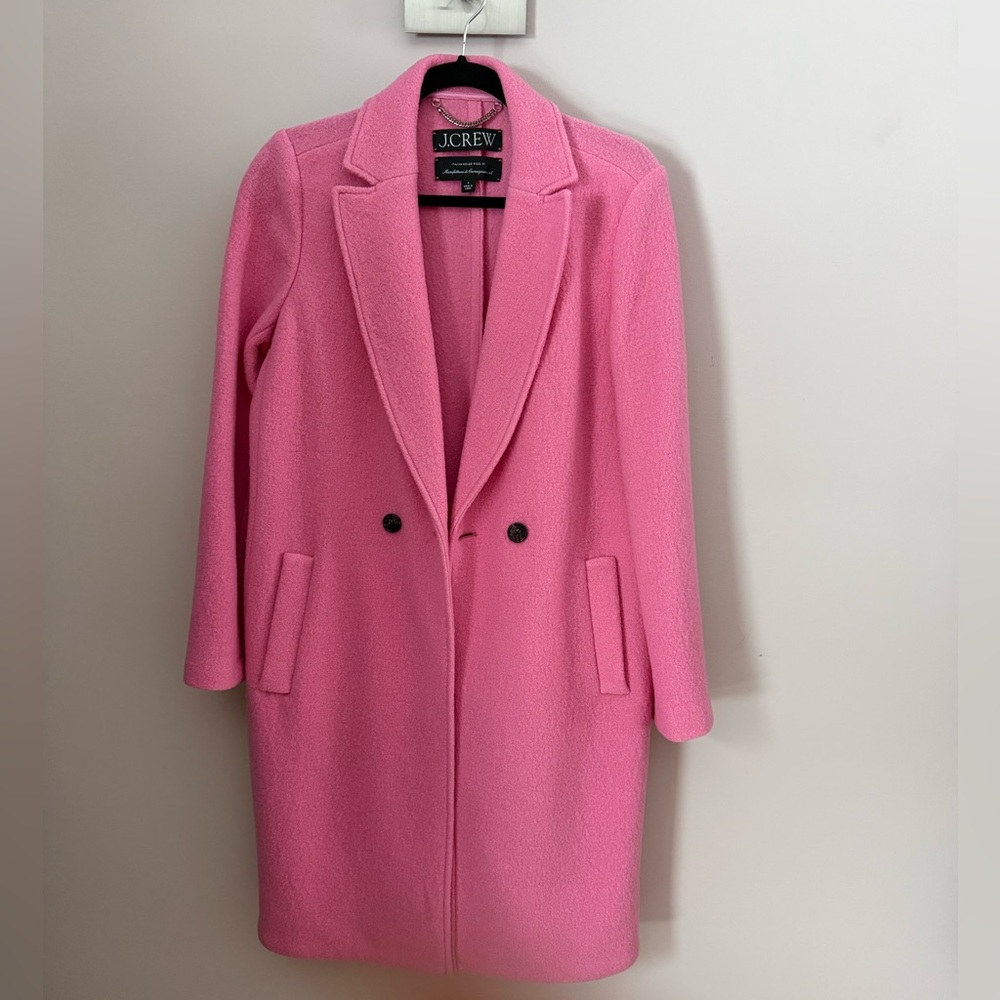 Pink Wool Coat